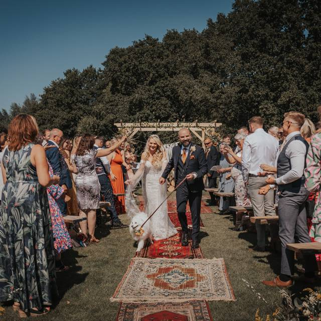 Outdoor Tipi Wedding Ceremony